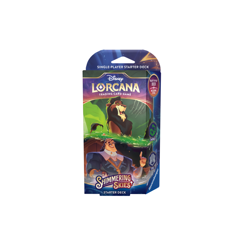 Ravensburger Tcg - Lorcana - Shimmering Skies - Starter Deck Emerald Steel - ENG